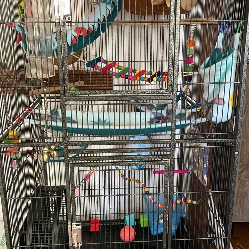 Stitch small pet cage set up